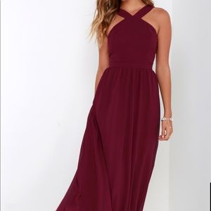 Lulu’s Burgundy Maxi Dress
